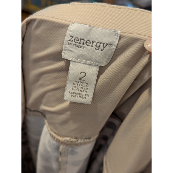 Zenergy by Chico's Size Large (2) Leopard Print Athletic Leggings - Picture 5 of 8